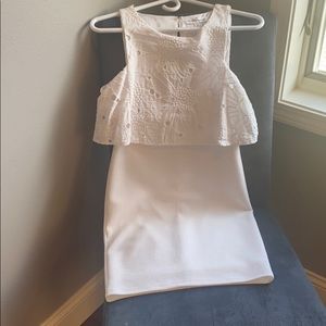 BCBG white dress